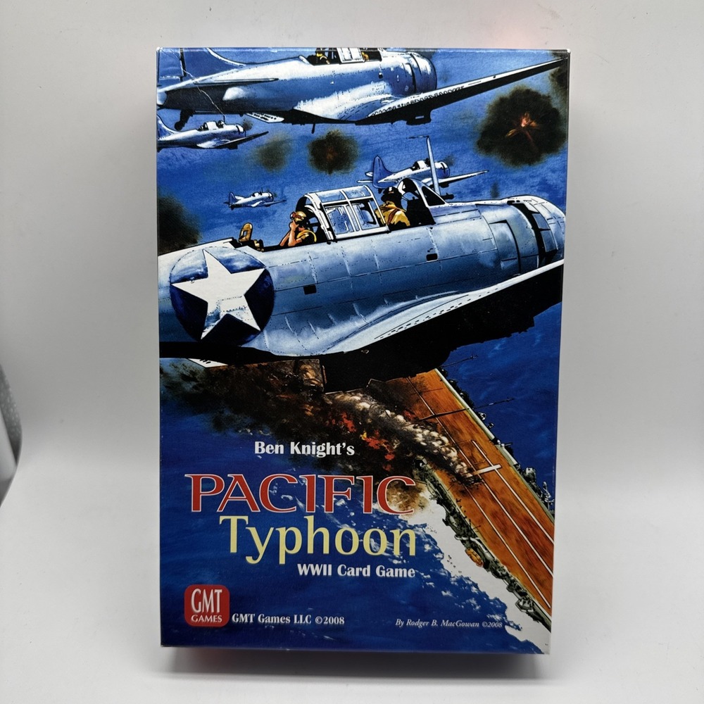 Pacific Typhoon WWII Card Board Game GMT Games 2008 Ben Knight - COMPLETE